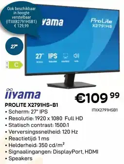 CompuDeals iiyama prolite x2791hs-b1 aanbieding