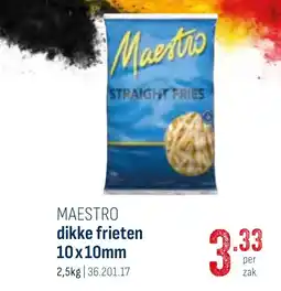 Horeca totaal Maestro dikke frieten aanbieding