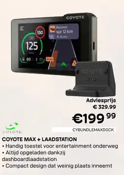 CompuDeals Coyote max + laadstation aanbieding