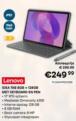 CompuDeals Lenovo idea tab 8gb + 128gb aanbieding