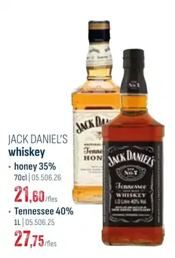 Horeca totaal Jack Daniel's whiskey aanbieding