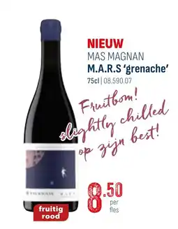 Horeca totaal M.A.R.S 'grenache' aanbieding