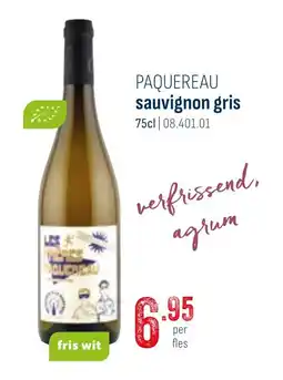 Horeca totaal Paquereau sauvignon gris aanbieding