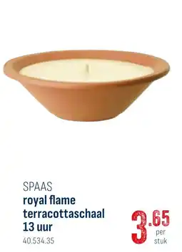 Horeca totaal Spaas royal flame terracottaschaal aanbieding