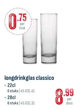 Horeca totaal longdrinkglas classico aanbieding