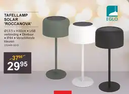 HandyHome Tafellamp solar roccanova aanbieding