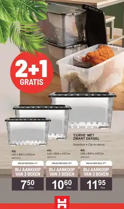 HandyHome Curve met zwart deksel aanbieding