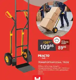 HandyHome Transportkar staal 'TR216' aanbieding