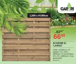 HandyHome Scherm xl 'largo' aanbieding