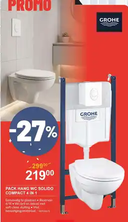 HandyHome Pack hang wc solido compact 4 in 1 aanbieding
