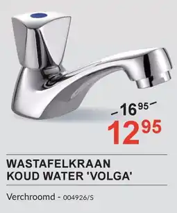 HandyHome Wastafelkraan koud water 'volga' aanbieding