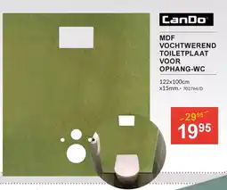 HandyHome Mdf vochtwerend toiletplaat voor ophang-wc aanbieding