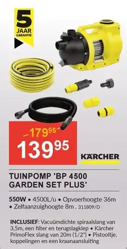 HandyHome Tuinpomp 'bp 4500 garden set plus' aanbieding