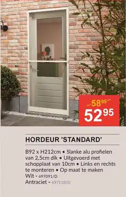 HandyHome Hordeur 'standard' aanbieding