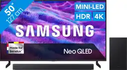Coolblue Samsung 50 Neo QLED QN82F 4K (2025) + Samsung HW-B450F Noir aanbieding