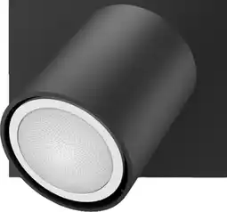 Coolblue Philips Hue Runner Spot Monté en Surface White Ambiance - 1 Spot - Noir + Variateur aanbieding