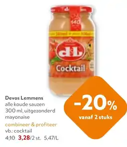 OKay Devos Lemmens alle koude sauzen aanbieding