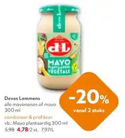 OKay Devos Lemmens alle mayonaises of mayo aanbieding