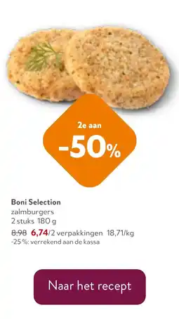 OKay Boni Selection zalm burgers aanbieding