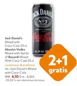 OKay Jack Daniel's Mixed with Coca-Cola aanbieding