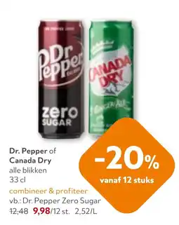 OKay Dr pepper of canada dry aanbieding