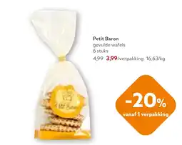 OKay Petit Baron gevulde wafels aanbieding