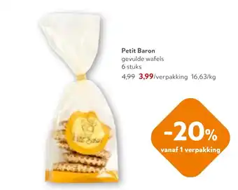 OKay Petit Baron gevulde wafels aanbieding