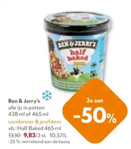 OKay Ben & Jerry's alle ijs in potten aanbieding