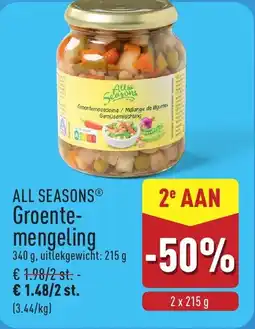 ALDI All seasonsⓡ groente- mengeling aanbieding