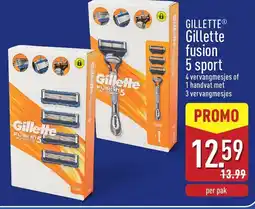 ALDI Gilletteⓡ gillette fusion 5 sport aanbieding