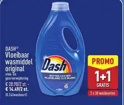 ALDI Dash® vloeibaar wasmiddel original aanbieding