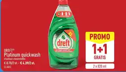 ALDI Dreft® platinum quickwash aanbieding