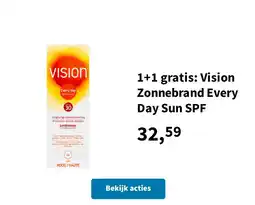 Plein.nl Vision zonnebrand every day sun spf aanbieding