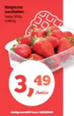 Spar Belgische aardbeien aanbieding