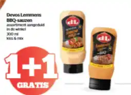 Spar Devos Lemmens BBQ-sauzen aanbieding