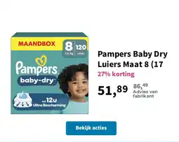 Plein.nl Pampers baby-dry luiers aanbieding