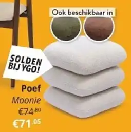 YGO Poef Moonie aanbieding