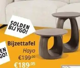 YGO Bijzettafel Hayo aanbieding
