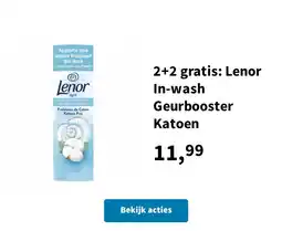 Plein.nl Lenor In-wash Geurbooster Katoen aanbieding