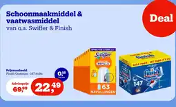 Bol.com Schoonmaakmiddel & vaatwasmiddel van o.a. Swiffer & Finish aanbieding