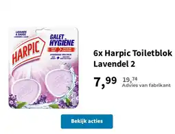 Plein.nl Harpic toiletblok lavendel 2 aanbieding