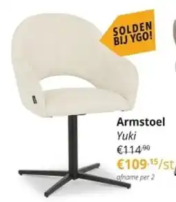 YGO Armstoel Yuki aanbieding