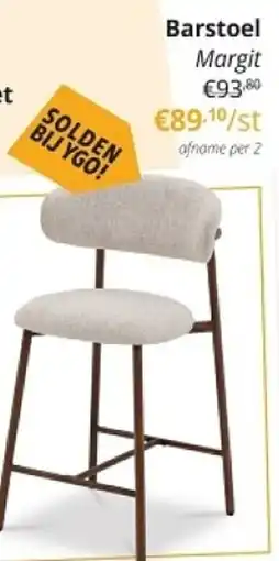 YGO Barstoel Margit aanbieding