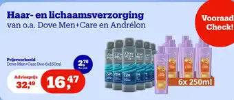 Bol.com Dove Men+Care Deo aanbieding