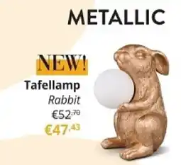 YGO Tafellamp Rabbit aanbieding