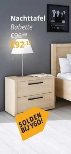 YGO Nachttafel Babette aanbieding