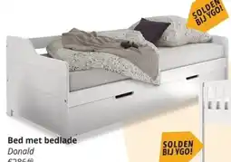 YGO Bed met bedlade donald aanbieding