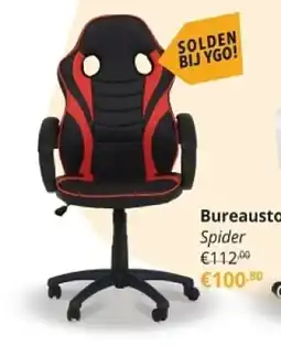 YGO Bureaustoel Spider aanbieding