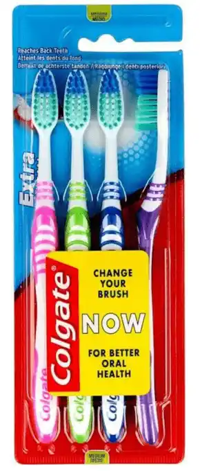 Colgate Extra Clean Tandenborstel 4-Pack