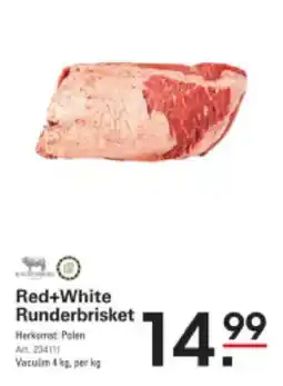 Sligro Red+white runderbrisket aanbieding